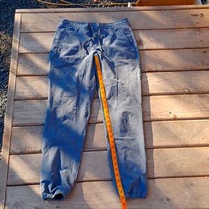 Eddie Bauer grey jog pants business casual xs womens